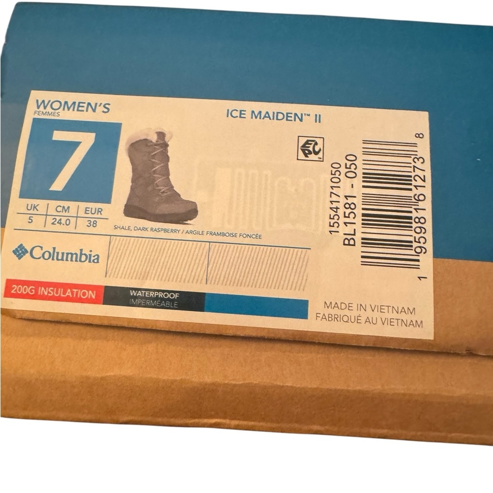 Columbia Women's Gray Ice Maiden II Winter Boots - Picture 8 of 8